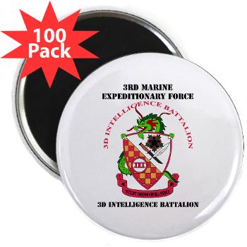 3IB - M01 - 01 - 3rd Intelligence Battalion - 2.25" Magnet (100 pack) - Click Image to Close
